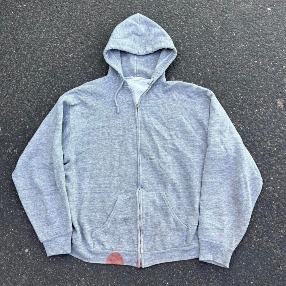Vintage 70's 80's YKK Zip Up Hoodie